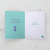 Daddy We Liebe Sie Geburtstagsgrüße Karte (Innenseite)