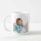Daddy We Liebe Sie Niedlich Navy Blue Heart Kinder Kaffeetasse (Links)