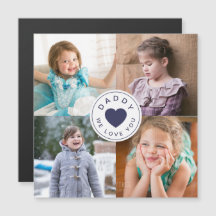 Daddy We Liebe Sie Niedliche FotoCollage