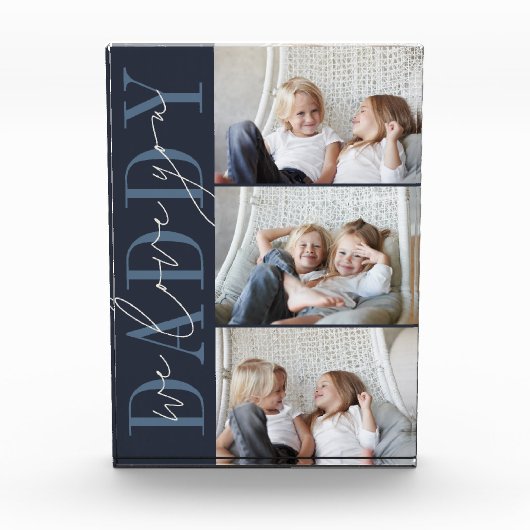 Daddy We Liebe You 3 Fotoblock (Vorderseite)