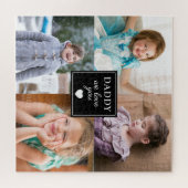 Daddy We Liebe You 4 Foto Collage Puzzle (Horizontal)
