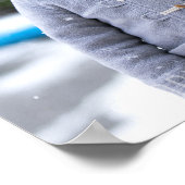 Daddy We Liebe You Heart 4 Foto Collage Poster (Ecke)