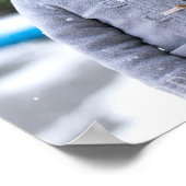 Daddy We Liebe You Heart Foto Collage Poster (Ecke)