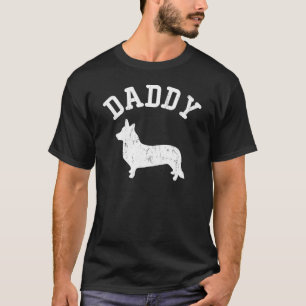 Daddy Welsh Corgi Cardigan Vintage Ideen für Vater T-Shirt