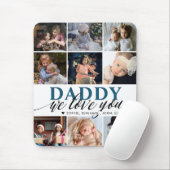 Daddy wir Liebe Sie Foto Collage Maus Pad Mousepad (Mit Mouse)