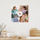 Daddy wir Liebe Sie FotoCollage Poster (Küche)
