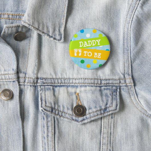 Daddy wird Baby Shower Button (Beispiel)