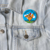 Daddy wird Baby Shower Farm Animal in den Sinn Button (Beispiel)