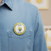 Daddy wird Babydusche und erwartet Button