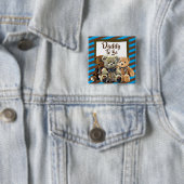Daddy wird Teddy Bear Baby Shower Button (Beispiel)