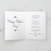 *Daddy Wussten Sie Bescheid* Karte (Innenseite)