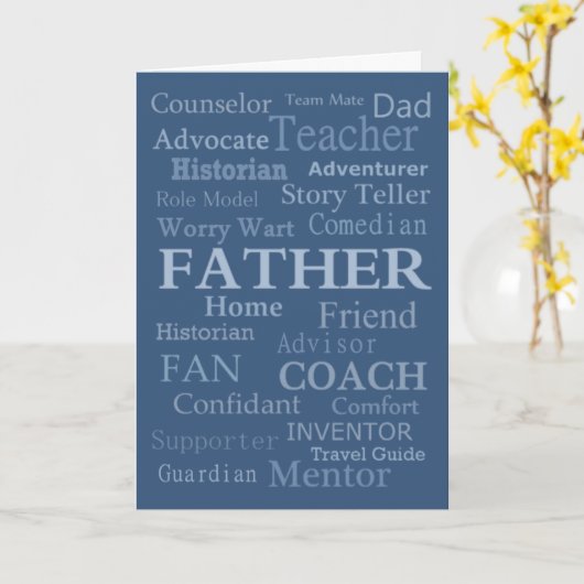 *Daddy Wussten Sie Bescheid* Karte (Gelbe Blume)