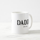 Daddy Year etabliert Kaffeetasse (VorderseiteRechts)