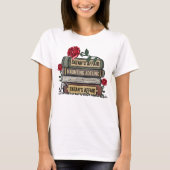 Daddy Zade Book Stack Haunting Adeline Smut Book T-Shirt (Vorderseite)