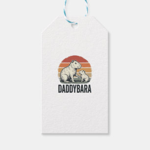 Daddybara Capybara Vintage Sonnenuntergang Shirt D Geschenkanhänger