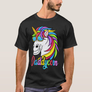 Daddycorn Funny Unicorn Vater Vatertag Geschenk T-Shirt