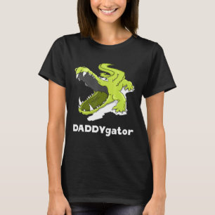Daddygator Pater Alligator Vater Papa Pun T-Shirt
