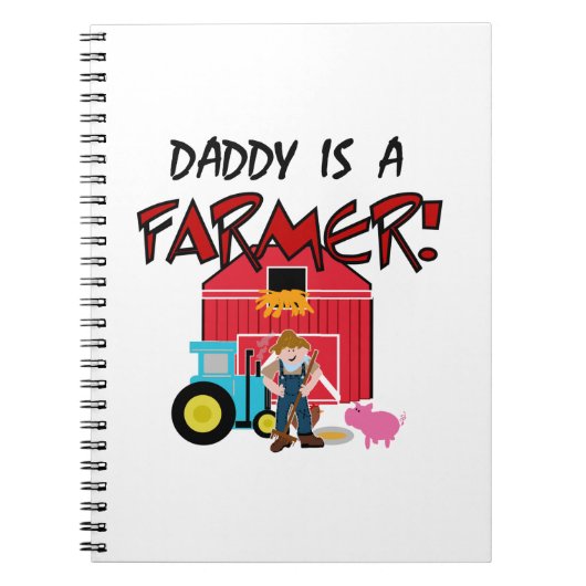 DaddyisafarmerTEE Notizblock (Vorderseite)