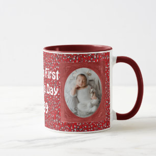 Daddy's 1st Vatertag Personalisierte Foto Tasse