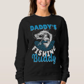 Daddys Angelfreund Vintager Fischfang Sweatshirt (Vorderseite)