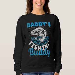 Daddys Angelfreund Vintager Fischfang Sweatshirt