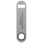 Daddy's Bottle Opener Personalisiert Bar Key (Vorderseite)