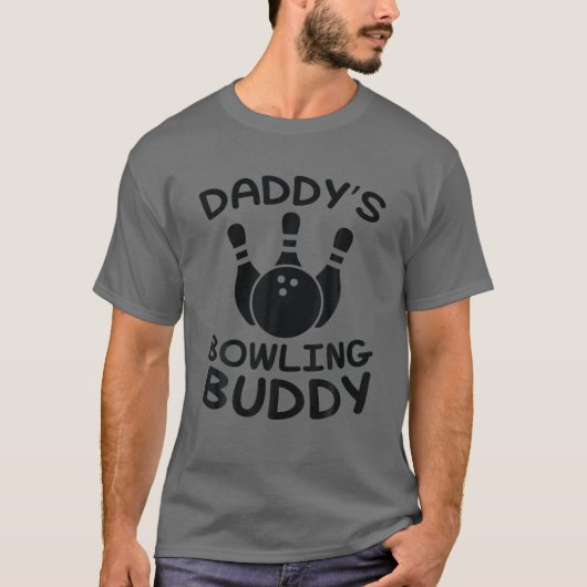 Daddys Bowling Buddy - Kids Bowler T-Shirt (Vorderseite)