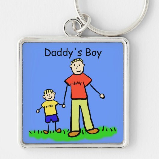 Daddy's Boy Blond Schlüsselanhänger (Customize) (Vorne)