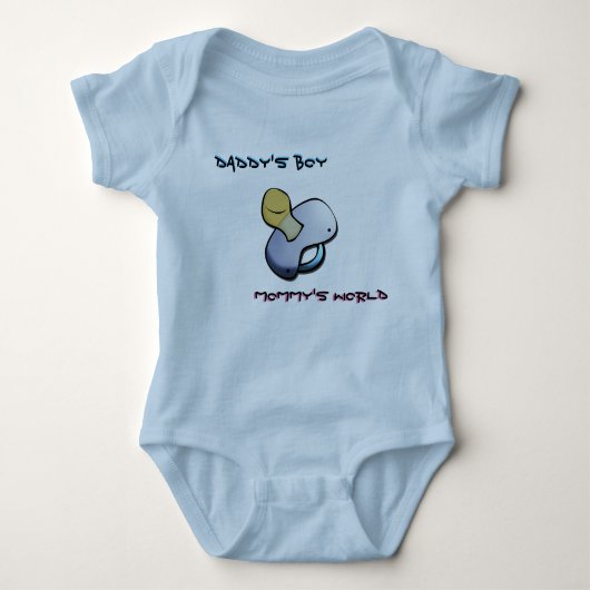 Daddy's boy & Mommy's world Baby Strampler (Vorderseite)