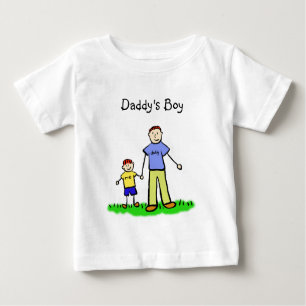 Daddy's Boy Personalisierten Familiencharts Shirt