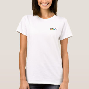 Daddy's Boy, Pride Rainbow Hearts, Funny Cool LGBT T-Shirt