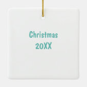 "Daddy's Boy" Roboter-Design Keramikornament (Rückseite)