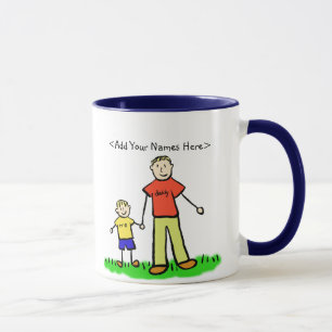 Daddy's Boy (Vater und Sohn) Gewohnte Tasse