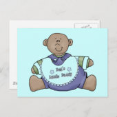 Daddy's Buddy African American Tshirts and Gifts Postkarte (Vorne/Hinten)