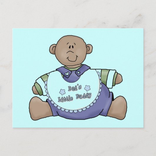 Daddy's Buddy African American Tshirts and Gifts Postkarte (Vorderseite)