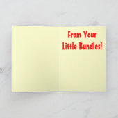 Daddy's Bundles Vatertag Card Karte (Innenseite)