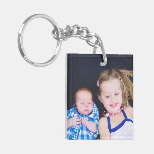 Daddy's Darlings Children's Foto Key Chain Schlüsselanhänger (Vorderseite links)