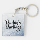 Daddy's Darlings Children's Foto Key Chain Schlüsselanhänger (Rückseite)