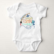 Daddy's Fishing Buddy Personalisiertes Baby