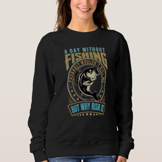 Daddy's fly fishing Buddy - Funny Fisherman Quotes Sweatshirt (Vorderseite)