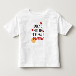 Daddy's Future Pickleball Partner Child Kleinkind T-shirt