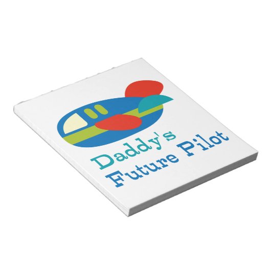Daddys Future Pilot Notizblock (angewinkelt)