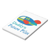 Daddys Future Pilot Notizblock (Rotiert)