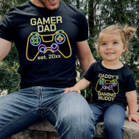 Daddy's Gaming Buddy Pater Child Gamer Matching