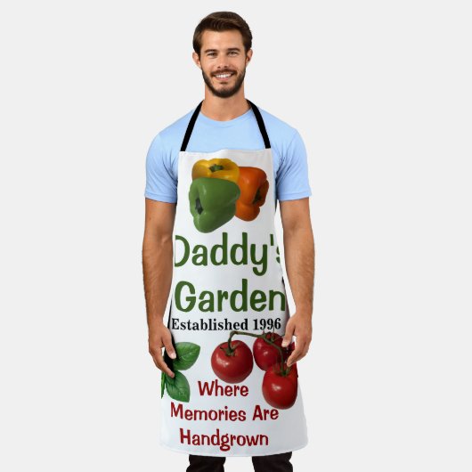 Daddy's Garden Schürze (Getragen)