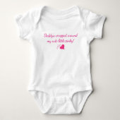 Daddy's Girl 3-Schnappschuss Schnellwechseloutfit Baby Strampler (Vorderseite)