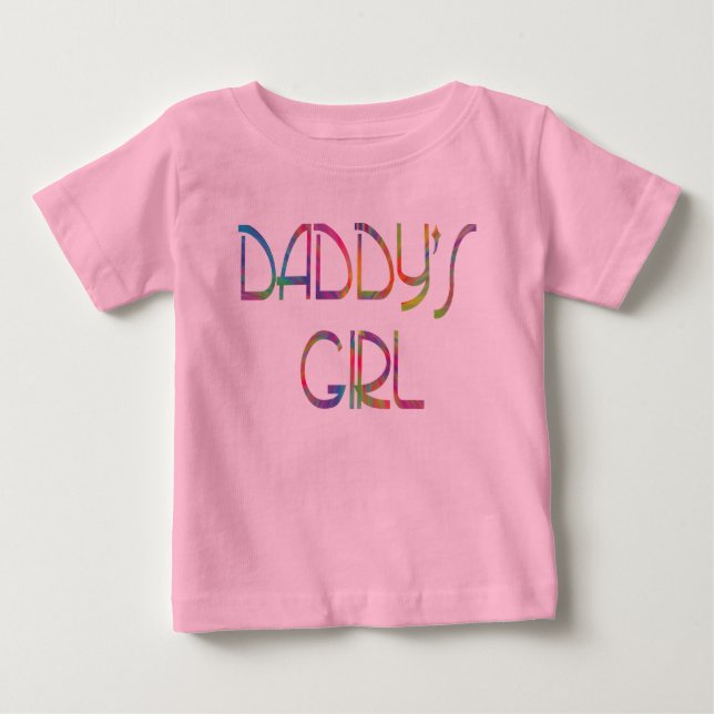 Daddy's Girl Baby Shirt (Vorderseite)
