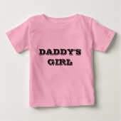 Daddy's Girl, Baby T - Shirt, Pink Baby T-shirt (Vorderseite)