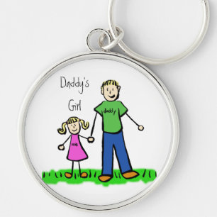 Daddy's Girl Blond Schlüsselanhänger (Customize)