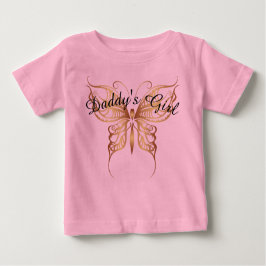 Daddy's Girl Butterfly Baby T-shirt